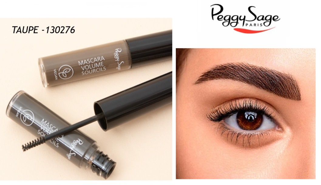 PEGGY SAGE - MASCARA SOPRACCIGLIA VOLUME SOURCILS , Toupe 130276